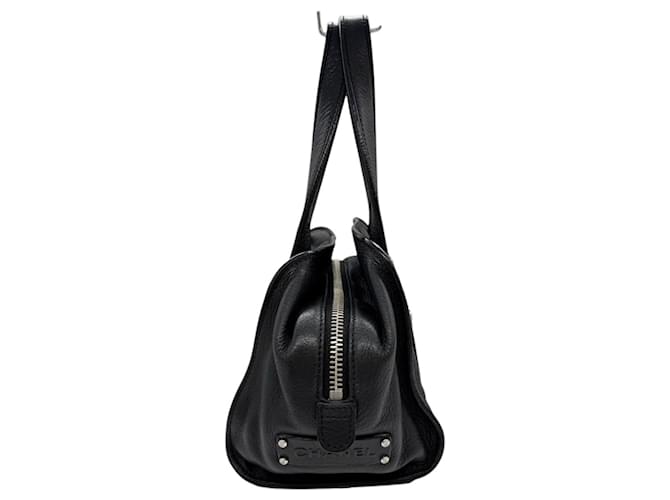 Borsa Bowler Small Chanel Coco Mark Nero - vista 3