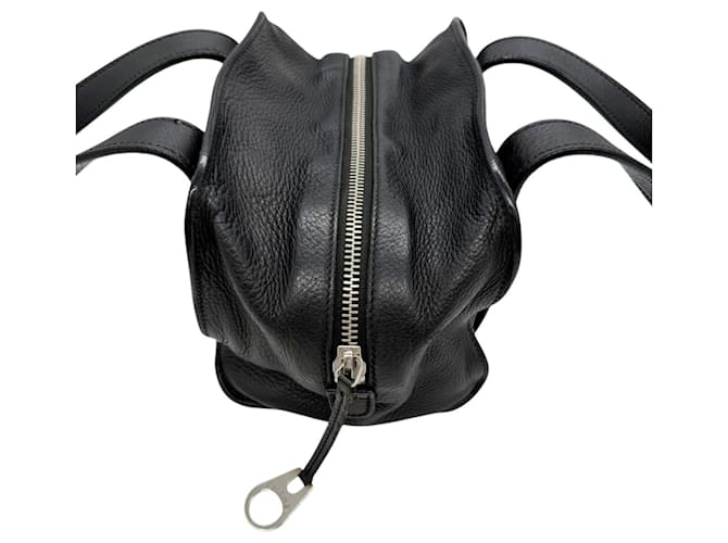 Borsa Bowler Small Chanel Coco Mark Nero - vista 6