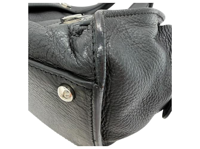 Borsa Bowler Small Chanel Coco Mark Nero - vista 8