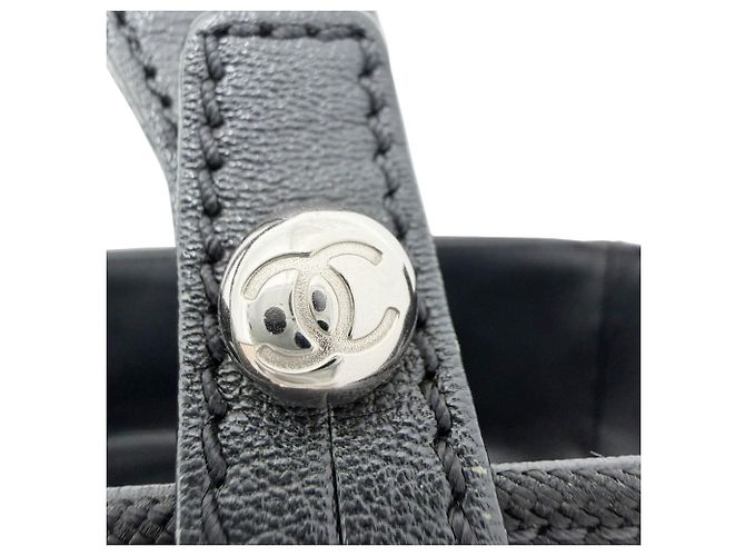 Borsa Tote Chanel Paris Biarritz PM Small Nero - vista 14