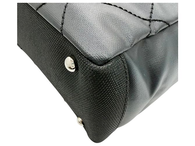 Borsa Tote Chanel Paris Biarritz PM Small Nero - vista 9