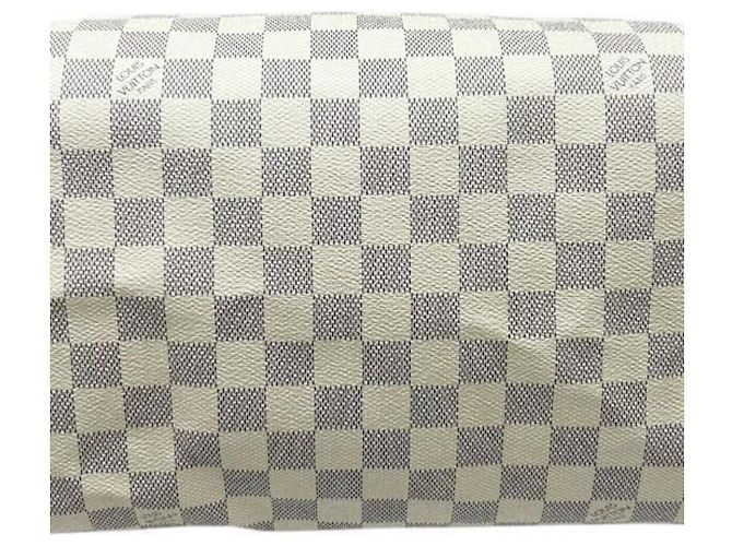 Borsa Louis Vuitton Damier Azur Speedy 30 Bianco - vista 6