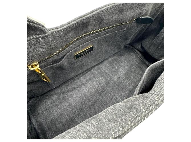 Borsa Prada Canapa B2439G Black Nero - vista 11