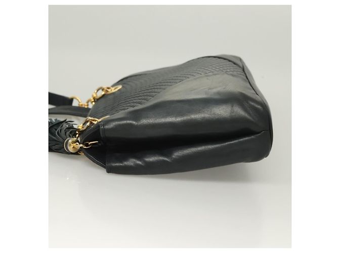 Bally Vintage Pelle trapuntata Nero - vista 4