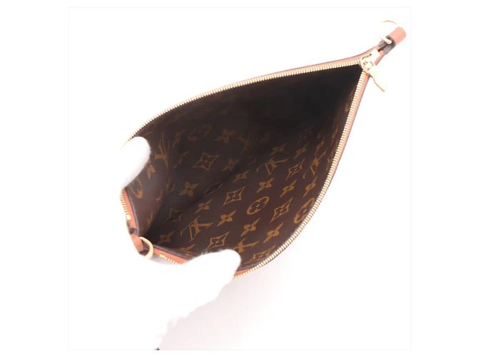 Louis Vuitton Neverfull Pochette Limited Edition Garden Monogram Canvas Large Marrone - vista 3