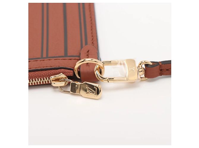 Louis Vuitton Neverfull Pochette Limited Edition Garden Monogram Canvas Large Marrone - vista 6