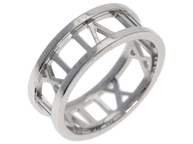 Tiffany & Co. Open Atlas Ring aus 18K Weißgold - Ansicht 2
