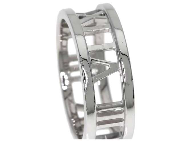 Tiffany & Co. Open Atlas Ring aus 18K Weißgold - Ansicht 6