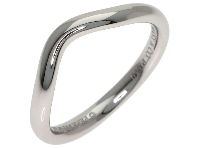 Tiffany & Co. geschwungener Ring aus Platin - Ansicht 2