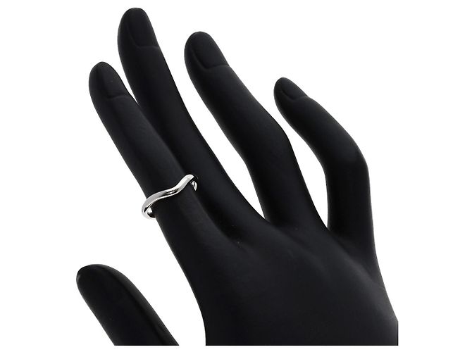 Tiffany & Co. geschwungener Ring aus Platin - Ansicht 6