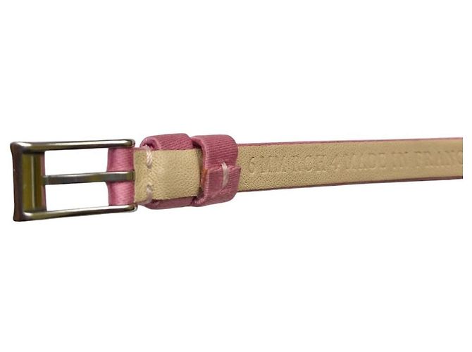 Gucci 3900 L Armbanduhr Rosa Leder Pink Beige - Ansicht 4