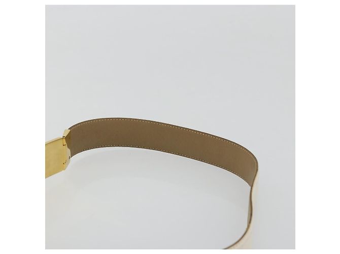 Salvatore Ferragamo Gancini Buckle Reversible Belt Leather Medium White - view 7
