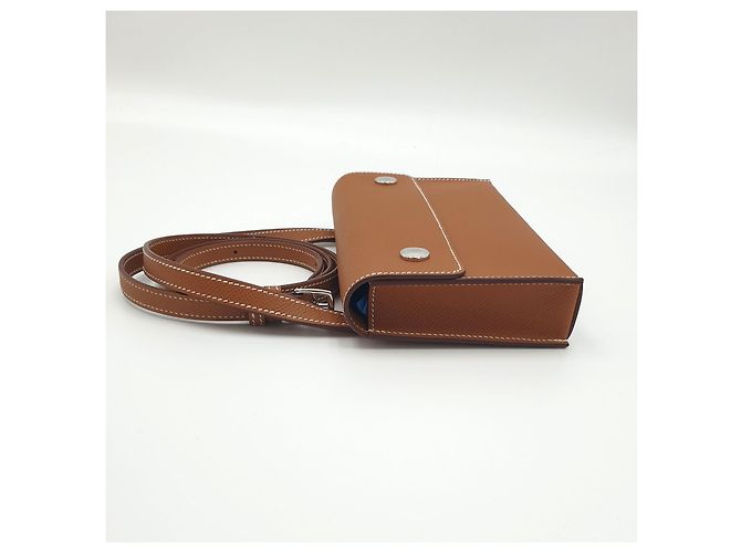 Hermès Hermesnap Portafoglio Gold Epsom D'oro Cammello - vista 6