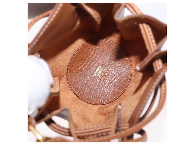 Pochette Vespa in pelle Hermès Marrone - vista 5