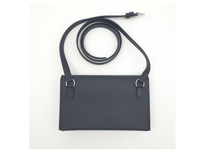 Hermès Hermesnap Portafoglio Nero Pelle Epsom - vista 2