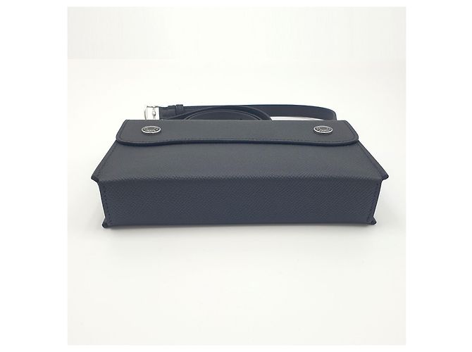 Hermès Hermesnap Portafoglio Nero Pelle Epsom - vista 5