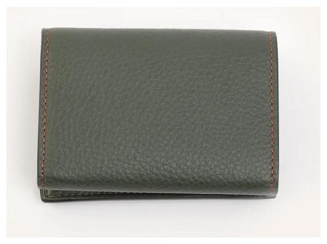 Cartera Marni de cuero Saffiano Verde Kaki Caqui - vista 2