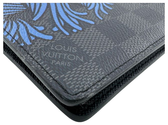 Louis Vuitton Damier Long Wallet Black - view 6