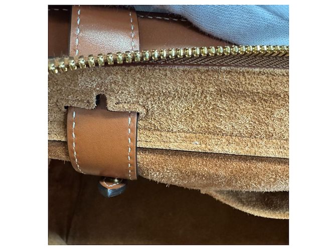 Céline Celine Cabas de France Borsa 2 in 1/Borsa a Spalla Marrone - vista 13