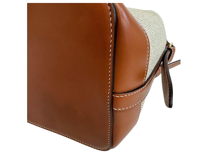 Céline Celine Cabas de France Borsa 2 in 1/Borsa a Spalla Marrone - vista 4