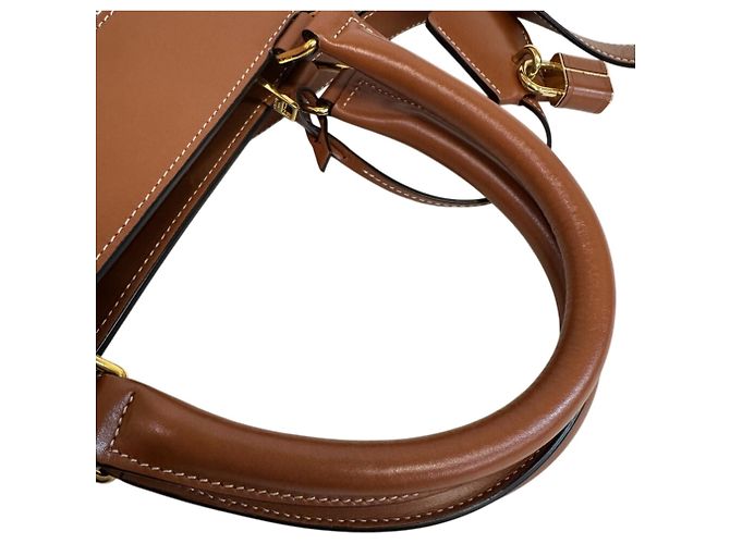 Céline Celine Cabas de France Borsa 2 in 1/Borsa a Spalla Marrone - vista 6