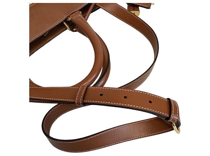 Céline Celine Cabas de France Borsa 2 in 1/Borsa a Spalla Marrone - vista 7