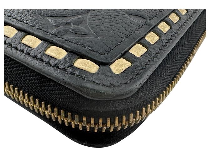 Louis Vuitton Monogram Empreinte Long Wallet Schwarz Weiß - Ansicht 5