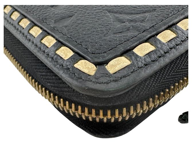 Louis Vuitton Monogram Empreinte Long Wallet Schwarz Weiß - Ansicht 6