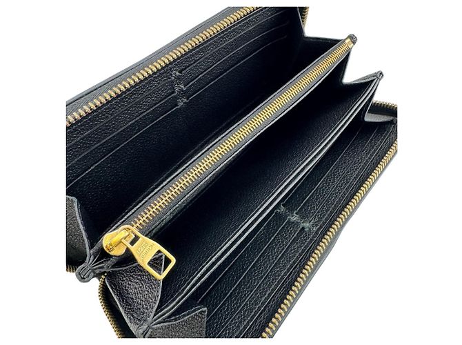 Louis Vuitton Monogram Empreinte Long Wallet Schwarz Weiß - Ansicht 7