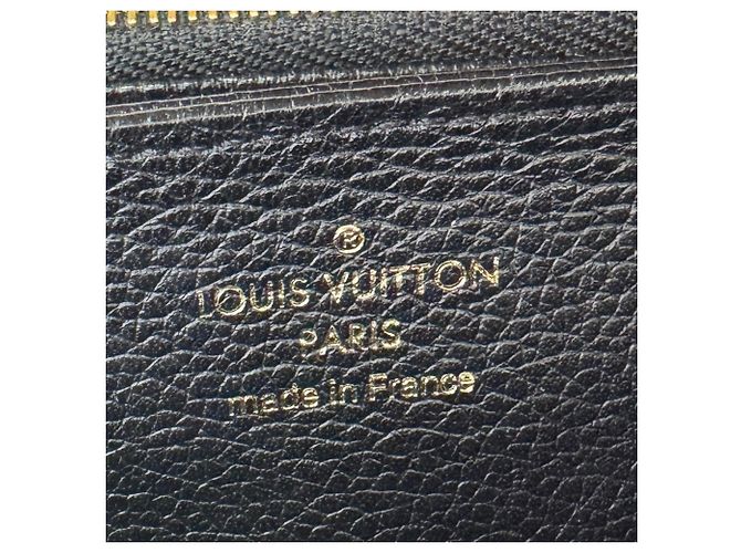 Louis Vuitton Monogram Empreinte Long Wallet Schwarz Weiß - Ansicht 9