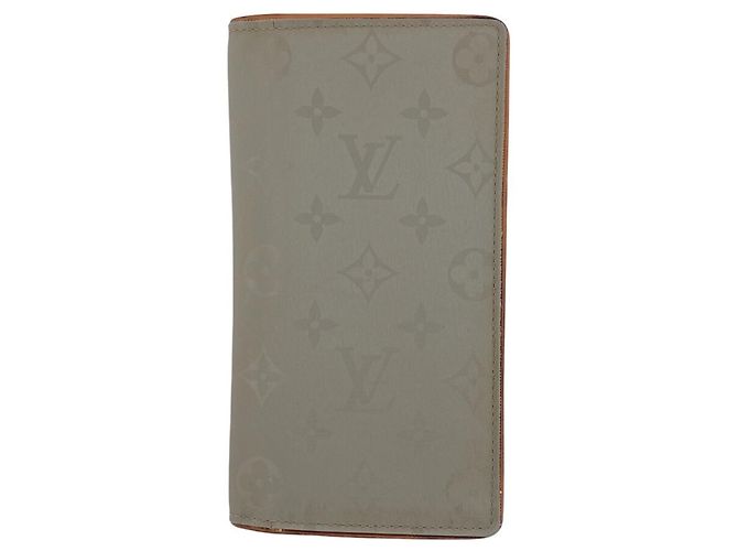Brazza Louis Vuitton Green Canvas Long Wallet - view 2