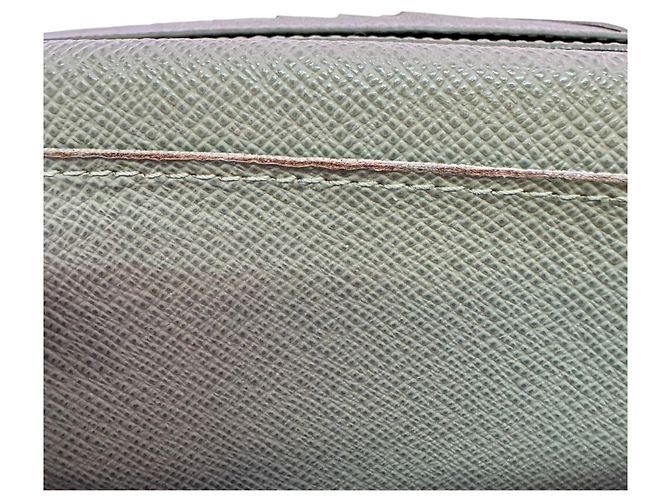 Brazza Louis Vuitton Green Canvas Long Wallet - view 9