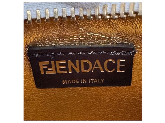 Pochette Fendi Nano FendiGraphy Rosa - vista 12