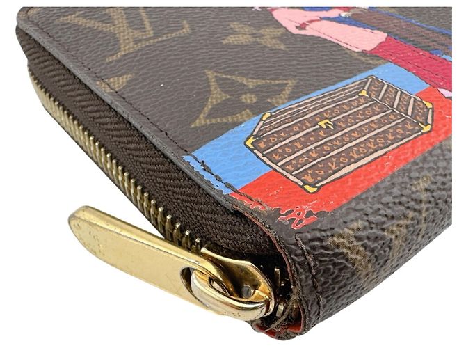 Louis Vuitton Monogram Brown Zippy Wallet Braun - Ansicht 3