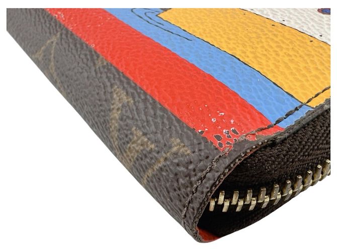 Louis Vuitton Monogram Brown Zippy Wallet Braun - Ansicht 4