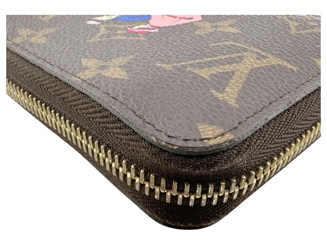 Louis Vuitton Monogram Brown Zippy Wallet Braun - Ansicht 6