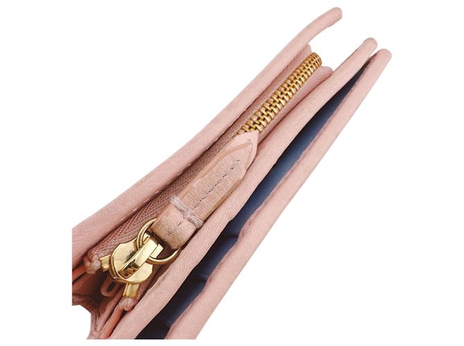 Marmont Gucci Double G Kleiner Zweifarbiger Geldbeutel Pink Blau - Ansicht 13