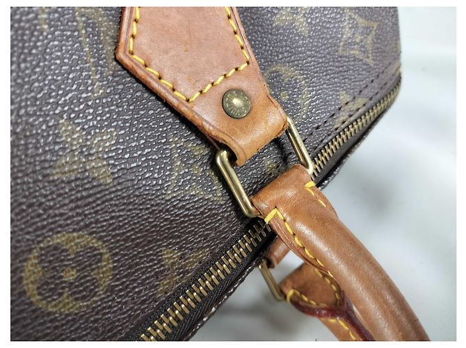 Borsa Louis Vuitton Speedy Bandouliere Monogram Canvas 30 Multicolore - vista 3