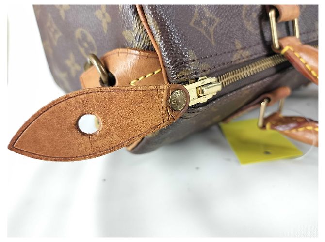 Borsa Louis Vuitton Speedy Bandouliere Monogram Canvas 30 Multicolore - vista 5