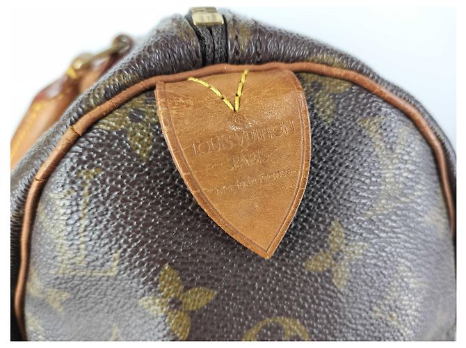Borsa Louis Vuitton Speedy Bandouliere Monogram Canvas 30 Multicolore - vista 7