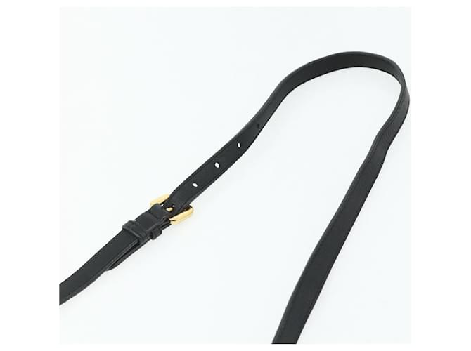 Borsa PRADA Nylon 2way Nera Oro Auth ka4261 Nero D'oro - vista 14