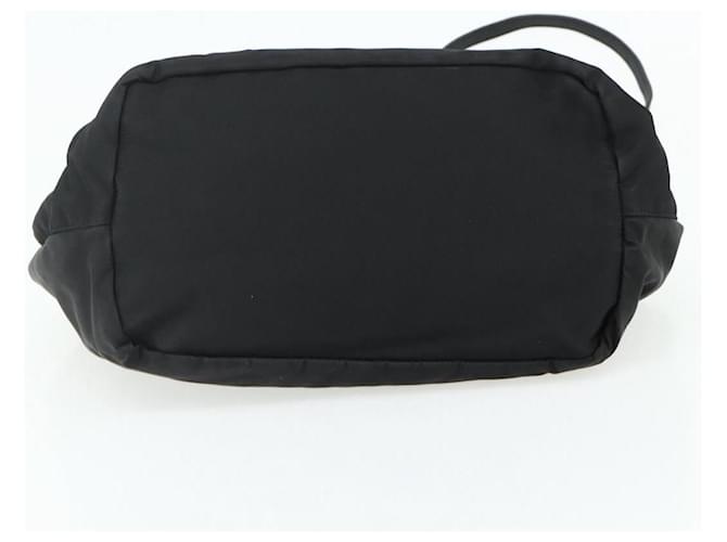 Borsa PRADA Nylon 2way Nera Oro Auth ka4261 Nero D'oro - vista 5