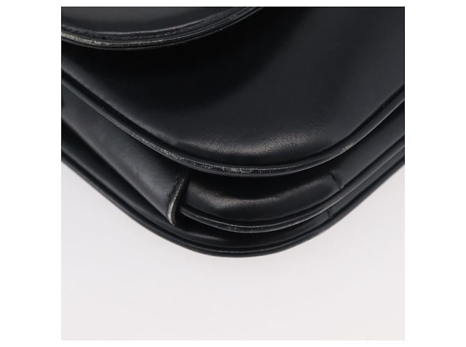 GUCCI Old Shoulder Bag Pelle Nera Oro 001 406 0621 Auth am11600 Nero D'oro - vista 10