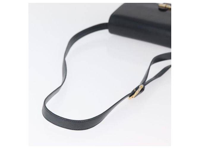 GUCCI Old Shoulder Bag Pelle Nera Oro 001 406 0621 Auth am11600 Nero D'oro - vista 9