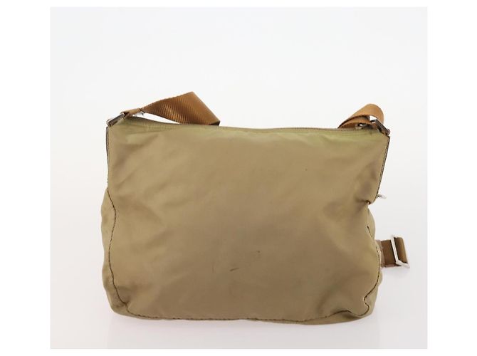 Borsa a Spalla PRADA Nylon 2 Set Beige Gray Auth bs34887 Marrone - vista 11
