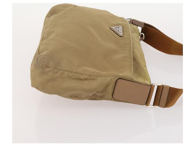 Borsa a Spalla PRADA Nylon 2 Set Beige Gray Auth bs34887 Marrone - vista 12