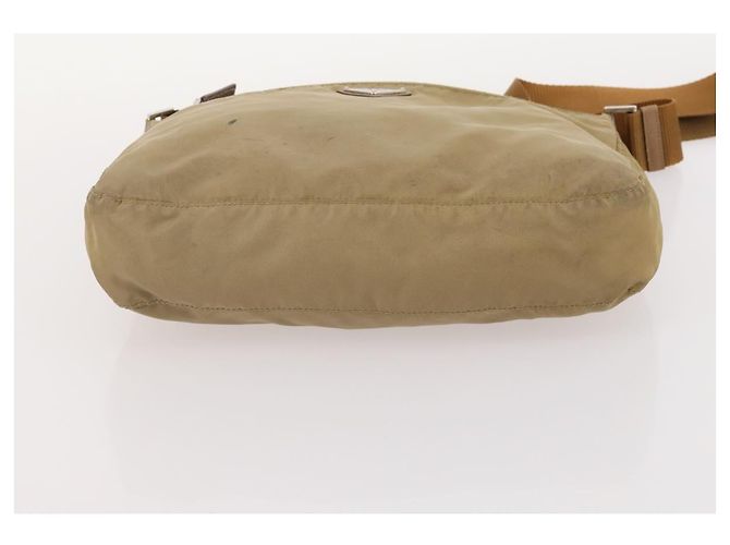 Borsa a Spalla PRADA Nylon 2 Set Beige Gray Auth bs34887 Marrone - vista 15