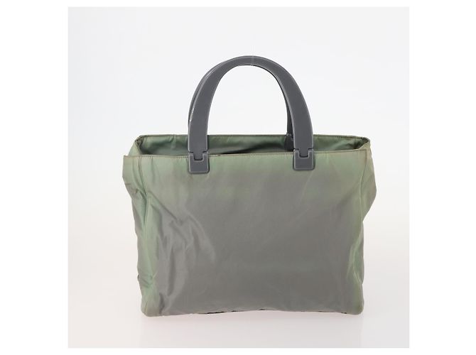 Borsa a Spalla PRADA Nylon 2 Set Beige Gray Auth bs34887 Marrone - vista 2