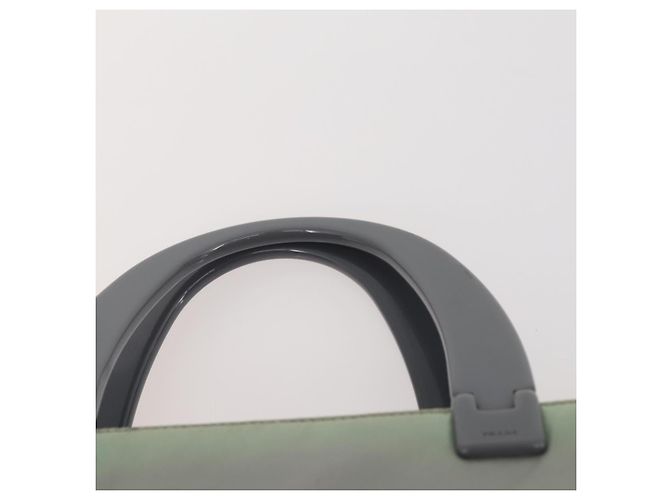 Borsa a Spalla PRADA Nylon 2 Set Beige Gray Auth bs34887 Marrone - vista 6