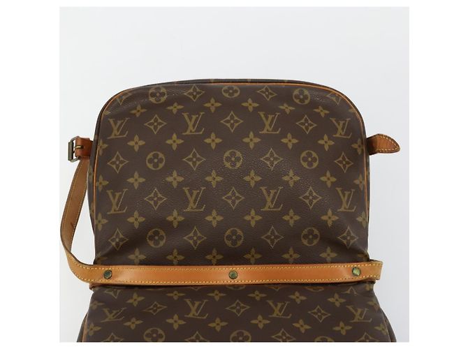 LOUIS VUITTON Borsa a Spalla Monogram Saumur 30 M42256 LV Auth ka4312 Monogramma - vista 19